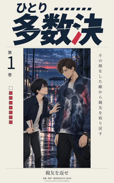 ひとり多数決 第1巻 親友を返せ 表紙