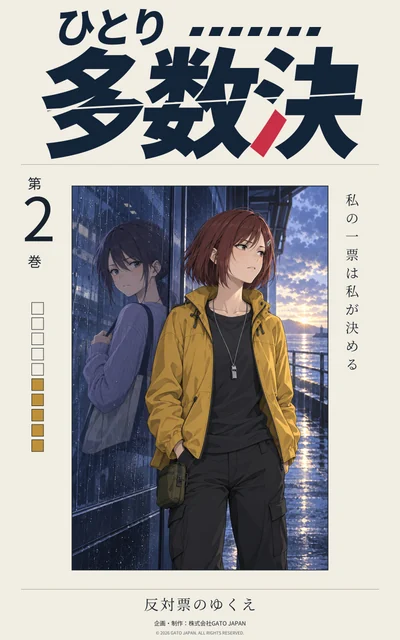ひとり多数決 第2巻 反対票のゆくえ 表紙